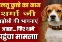 पालतू कुत्ते का नाम शर्मा जी