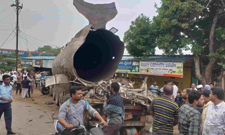 इटारसी में खाली गैस टैंकर में भीषण धमाका Janta express live