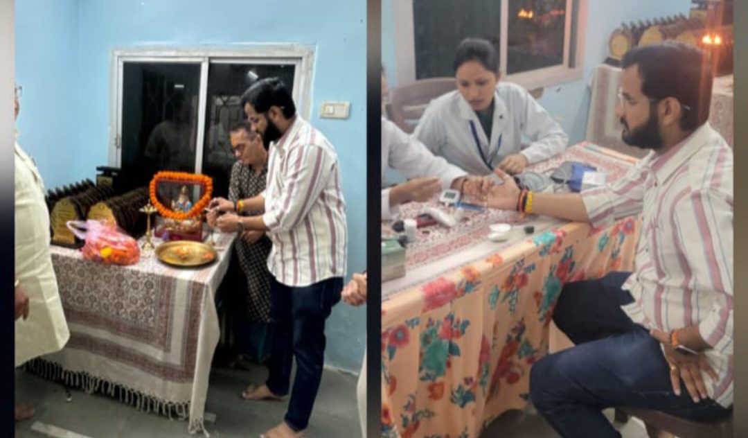 इटारसी में सिंधी समाज और अपोलो सेज हॉस्पिटल ने लगाया निःशुल्क स्वास्थ्य परामर्श शिविर, भाजपा नगर अध्यक्ष राहुल चौरे ने किया शुभारंभ