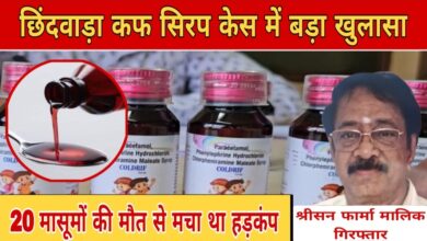 MP News: छिंदवाड़ा कफ सिरप कांड में बड़ी कार्रवाई, श्रीसन फार्मा के मालिक रंगनाथन गोविंदन गिरफ्तार — 20 बच्चों की मौत से मचा था हड़कंप