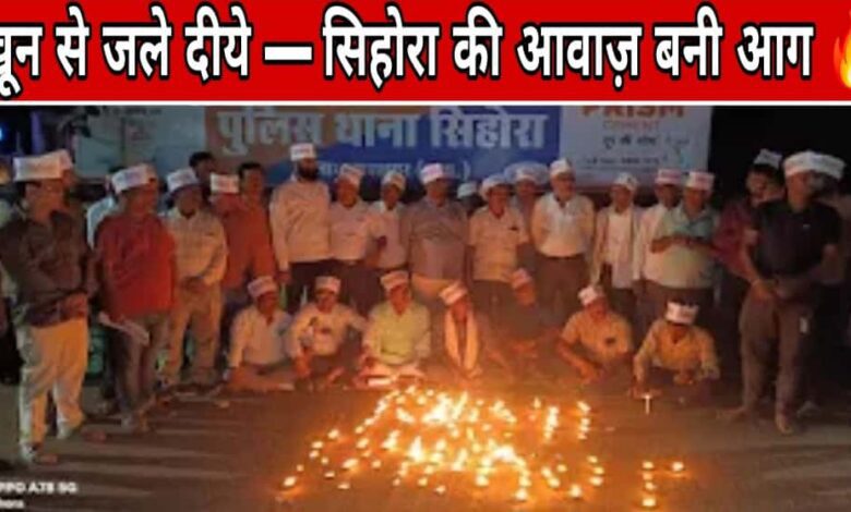 सिहोरा जिला गठन की मांग पर फूटा आक्रोश — नागरिकों ने अपने खून से जलाए 101 दीये, कहा “अब चुप नहीं बैठेंगे” Janta express live