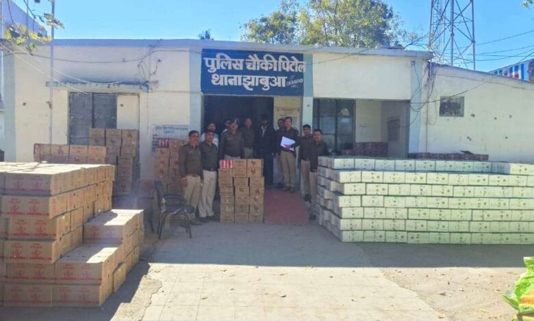 अवैध शराब तस्करी झाबुआ