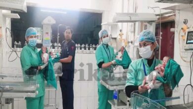 चार बच्चों का जन्म