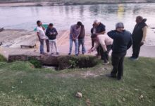 मां नर्मदा घाट स्वच्छता