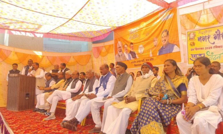 नगर गौरव दिवस तेंदूखेड़ा