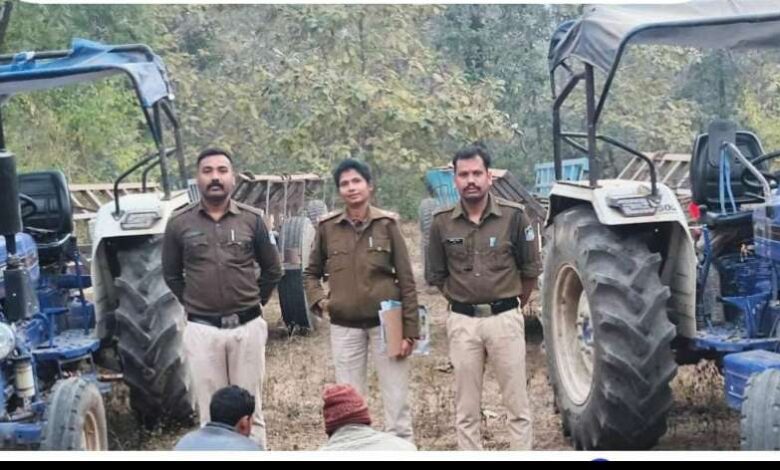 ट्रैक्टर ट्रॉली चोरी