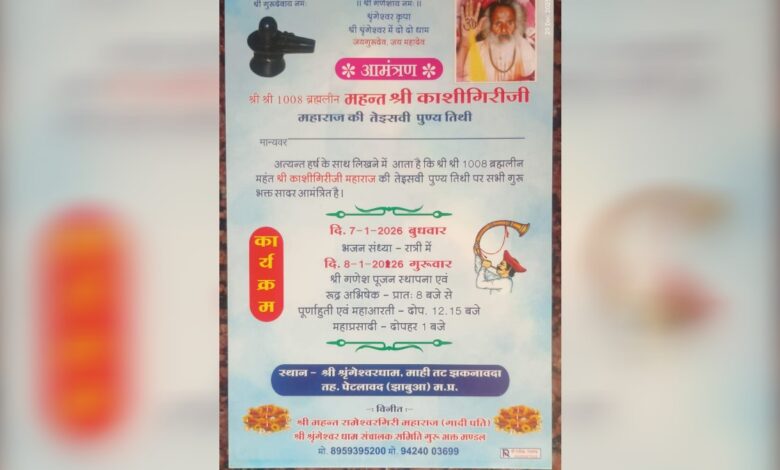 ब्रह्मलीन महंत काशी गिरी जी महाराज