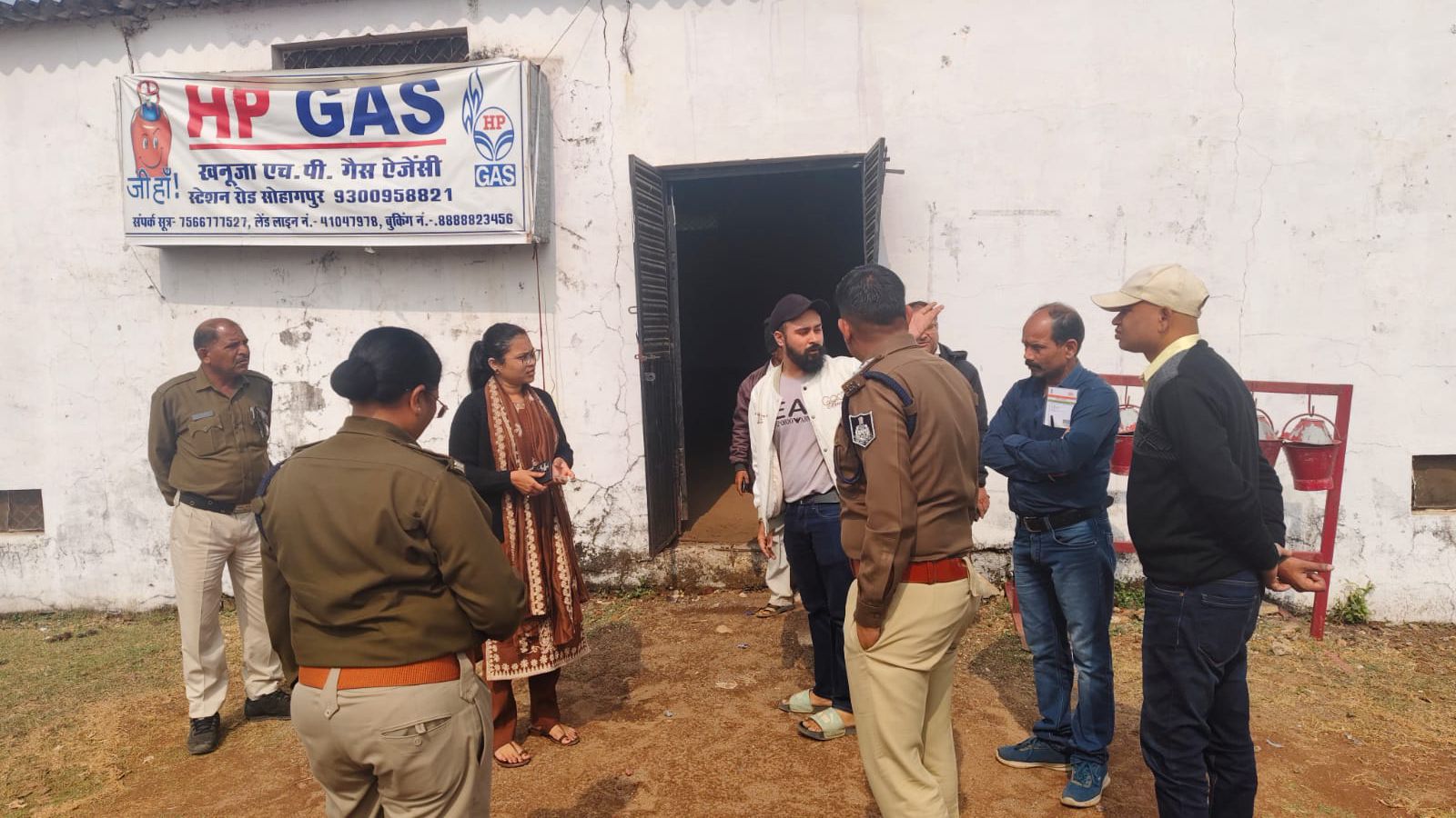 सोहागपुर गैस सिलेंडर कालाबाजारी