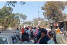 सालीचौका रेलवे फाटक जाम